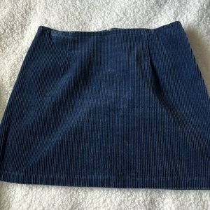 Kendall & Kylie blue corduroy skirt